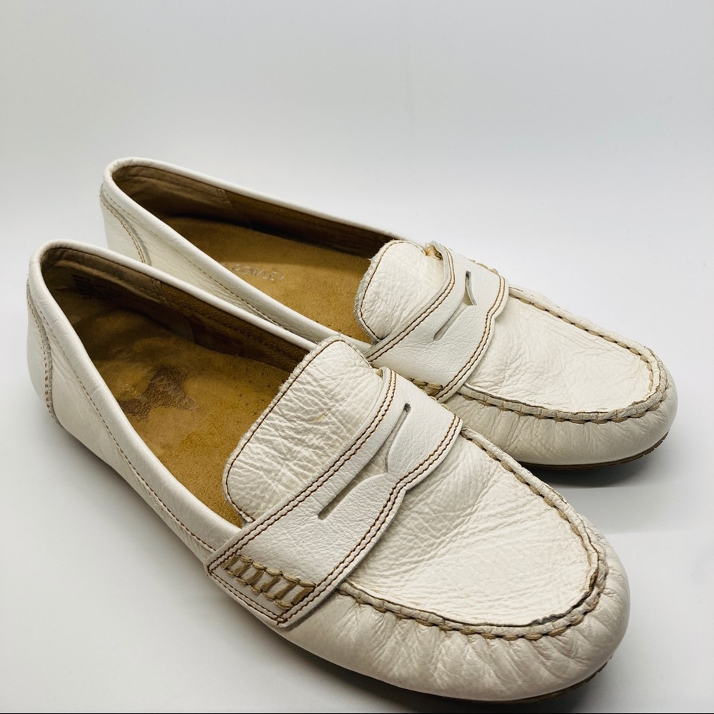 Cynthia Rowley Leather Penny Loafers Size 8.5